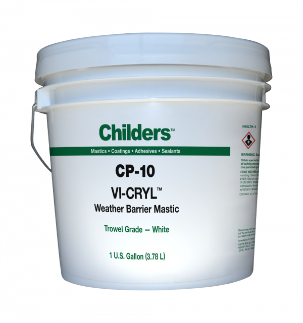 Childers CP-10 Weather Barrier Mastic 1 Gallon Pail