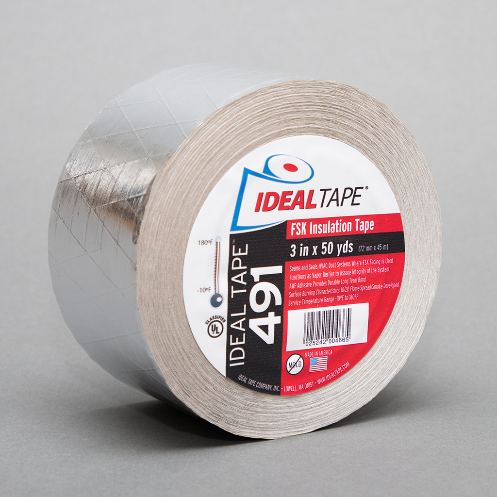 Ideal Tape 491 FSK Insulation Tape - General Insulation