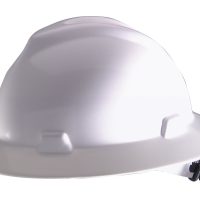 Sombrero duro de seguridad utilizado en la industria de la construcción por los contratistas