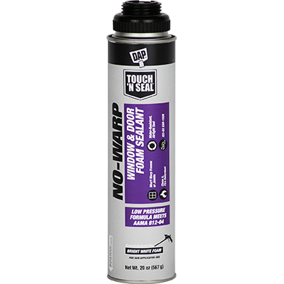 Touch 'n Seal No-Warp Foam Window & Door Insulating Sealant