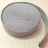 Stitched fabric marine flange spray shield