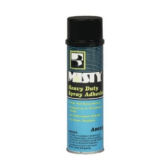 Misty heavy duty spray adhesive