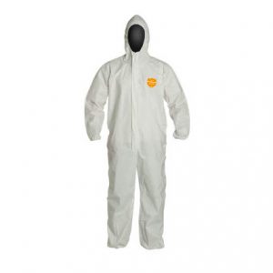 NexGen spun-bonded polypropylene protective suit.