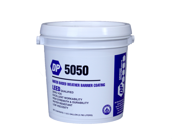 Design Polymerics DP 5050 Weather Barrier Breather Mastic 1 Gallon Container