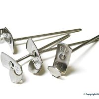 GLT lacing hooks - stainless steel rectangular base