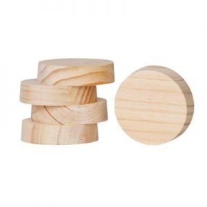 Wood plugs for blown insulation