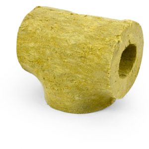 Fabricated mineral wool pipe fitting