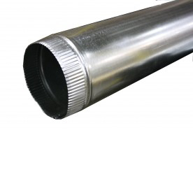 6 Galvanized Snap-Lock Pipe - 60 Length - Item #749