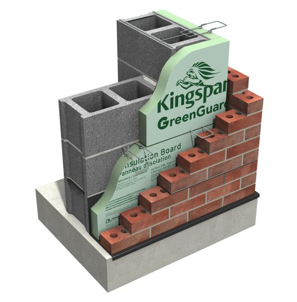 Kingspan US GreenGuard 16inch 25psi XPS Corner Build V1