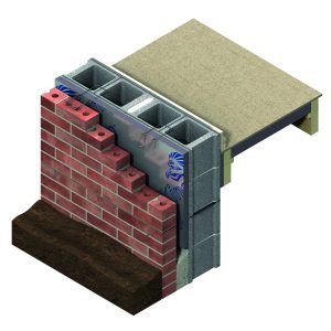 Diagramme de coupe Kingspan Kooltherm Insulation Board