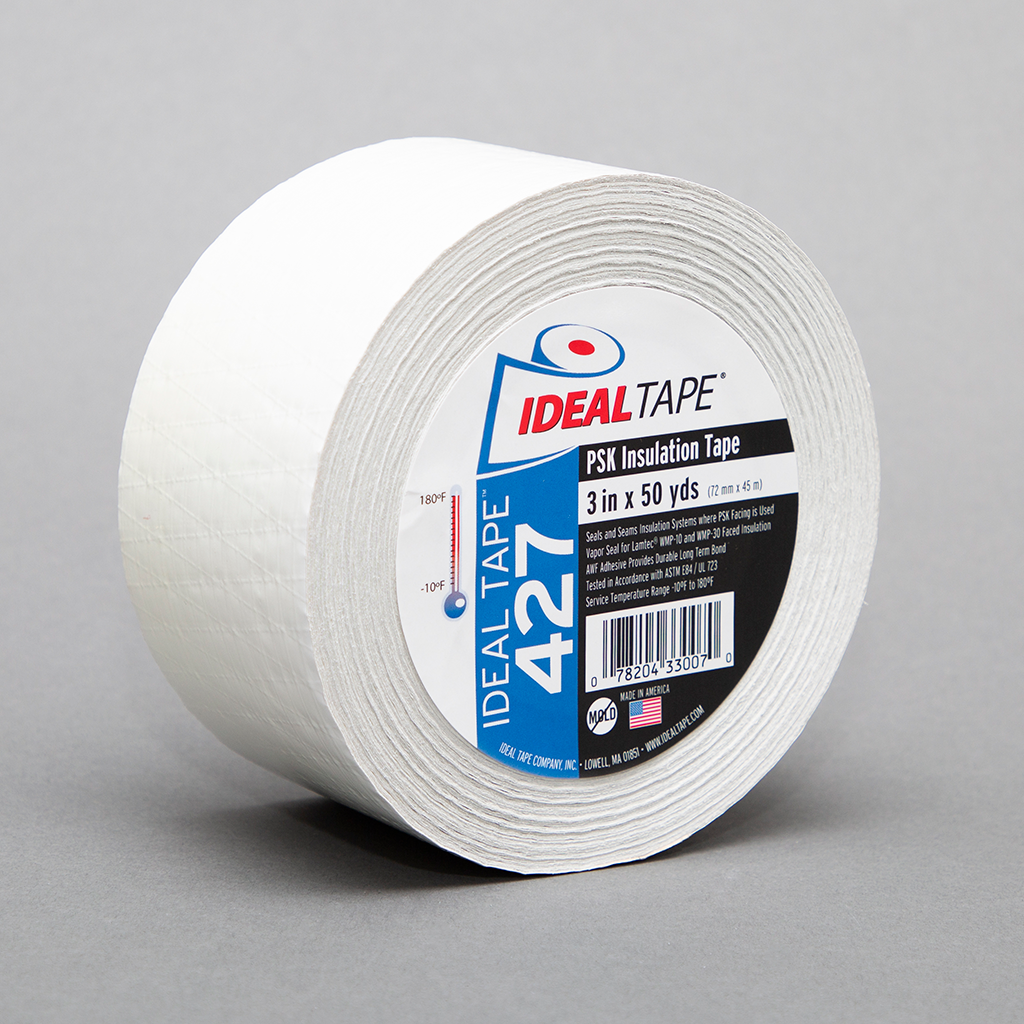 Patch Tape 3 " w x 150 lin ft insulation sealing vapor barrier facing, 6 Rolls