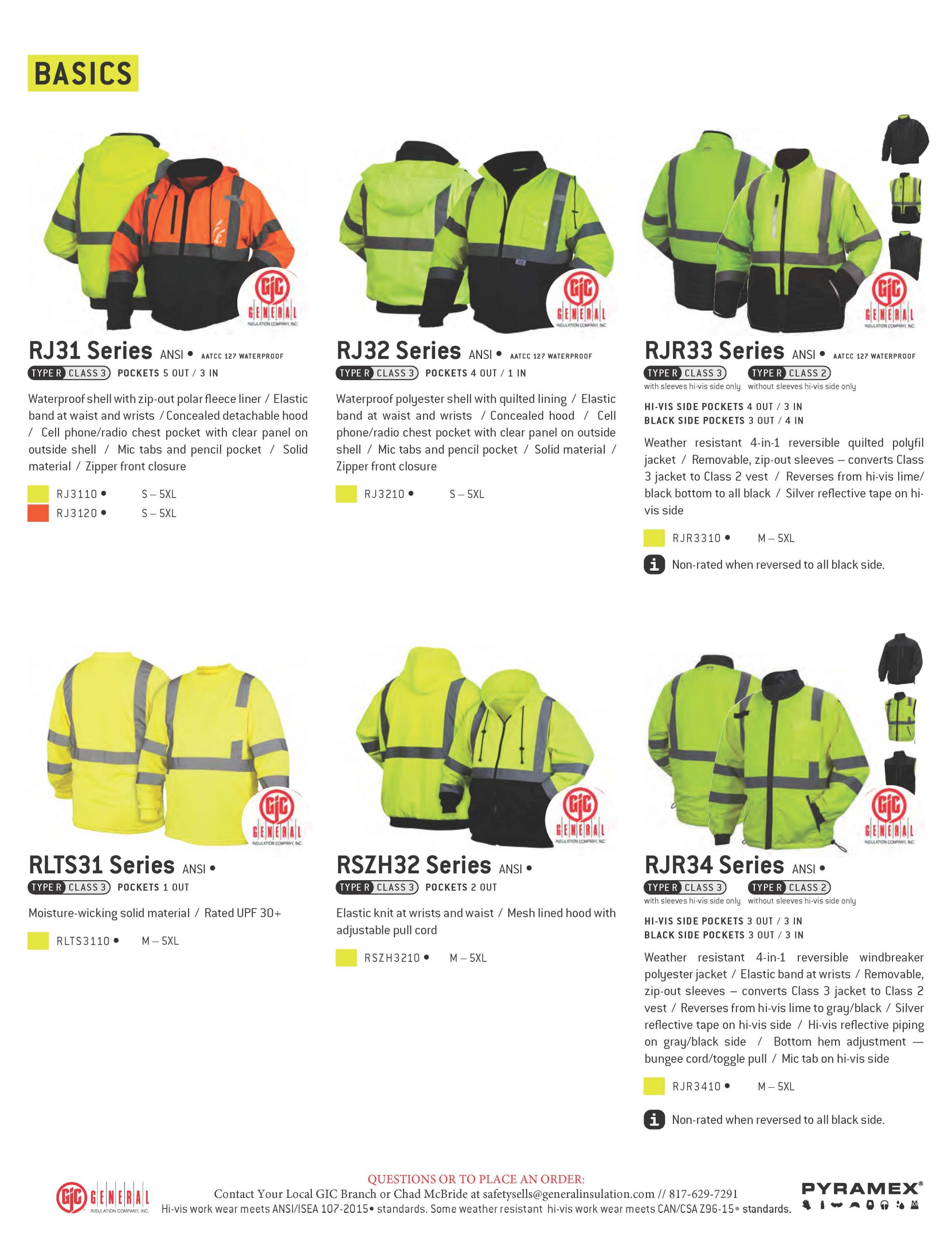 STAY WARM THIS WINTER WITH GIC'S HIVIS WINTER SAFETY GEAR! General