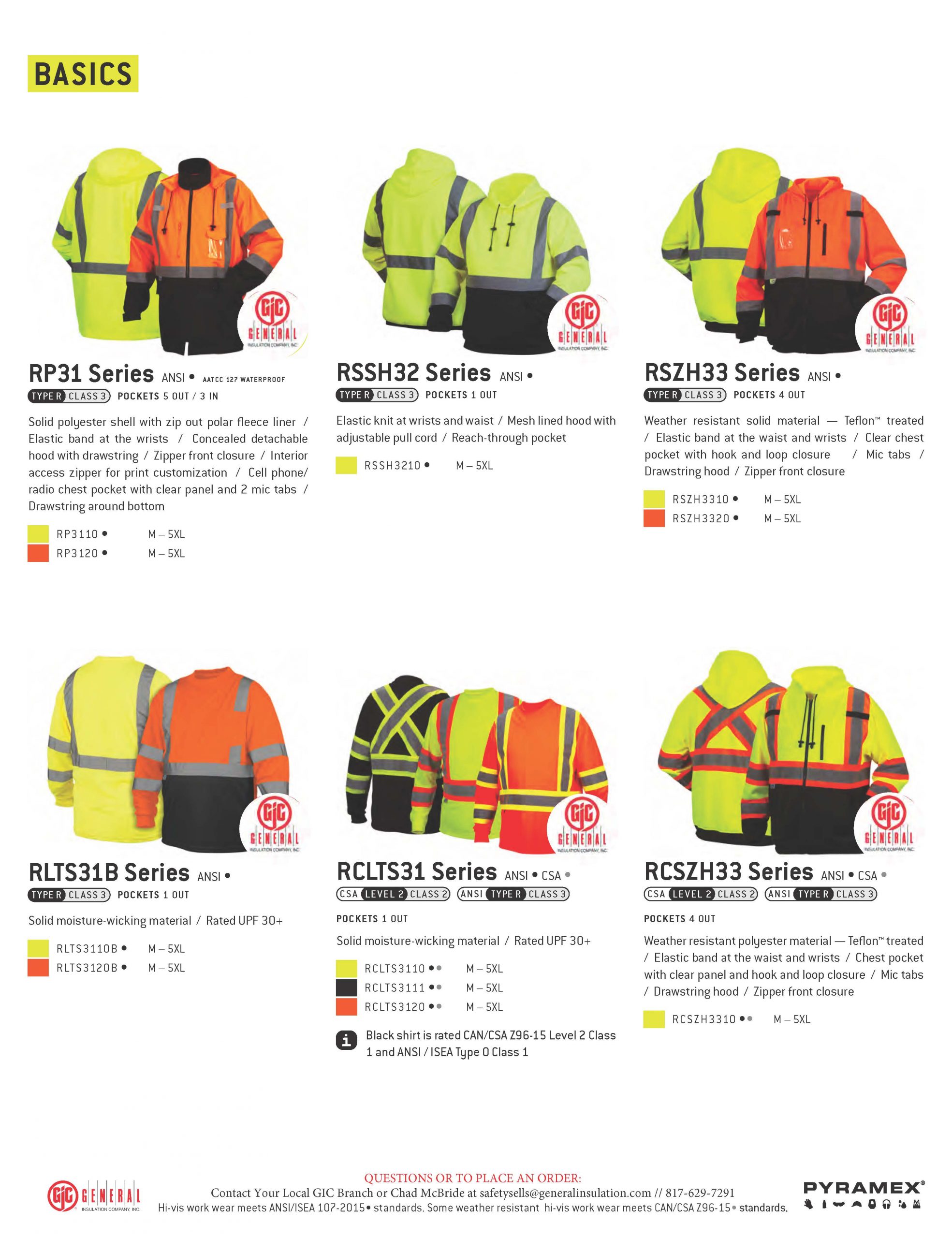 STAY WARM THIS WINTER WITH GIC'S HIVIS WINTER SAFETY GEAR! General