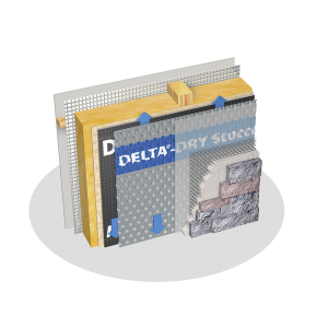 General Insulation Delta-Dry Stucco and Stone Ventilated Rainscreen