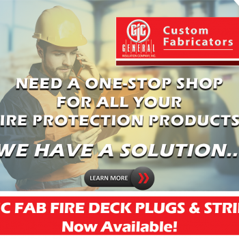 General Insulation Fabrication Fire Protection Deck Plugs and Strips