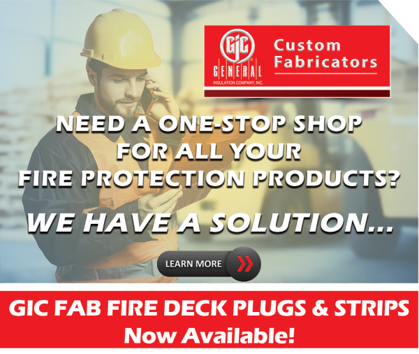 General Insulation Fabrication Fire Protection Deck Plugs and Strips