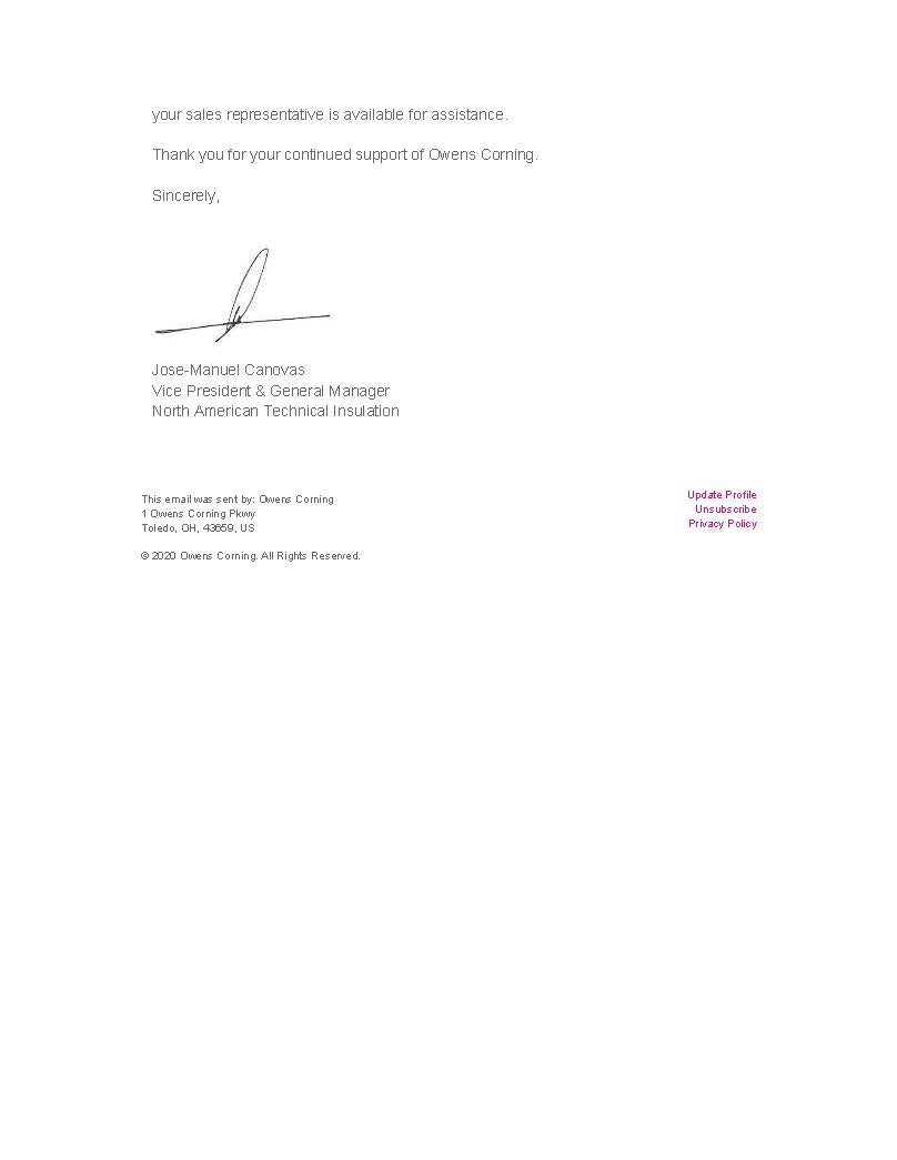 Owens Corning Price Increase 2024 Donnie Jessalyn