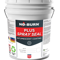 No-Burn Plus Spray Seal - Spray on Air Barrier and Weather Resistant Fire Protective Coating